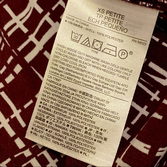 OPEN BACK BANANA REPUBLIC CROSSHATCH BLOUSE SZ XS - Picture 16 of 16